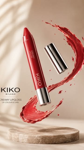 رژ لب مدادی کیکو میلانو مدل creamy lipgloss شماره 105